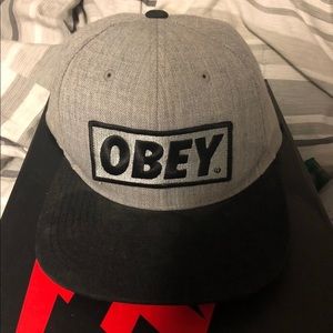 Obey Grey SnapBack Hat